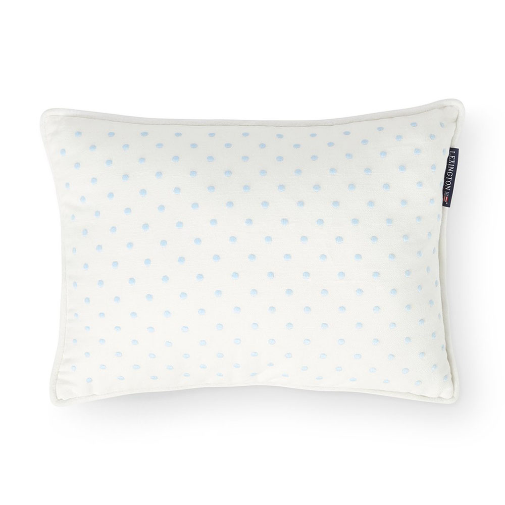 Lexington Dotted Linen/Cotton Prydnadskudde